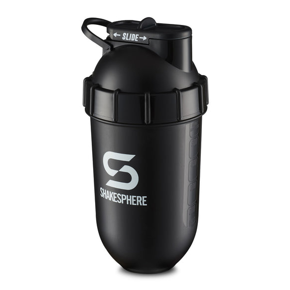 ShakeSphere Tumbler Original Glossy Black/White Logo