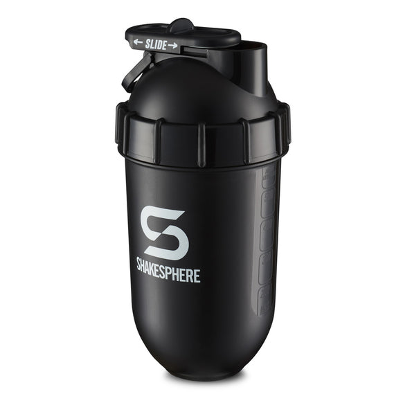 ShakeSphere Tumbler Original Glossy Black/White Logo