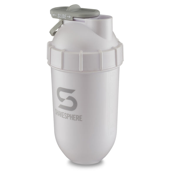 ShakeSphere Tumbler Original Pearl White/Grey Logo