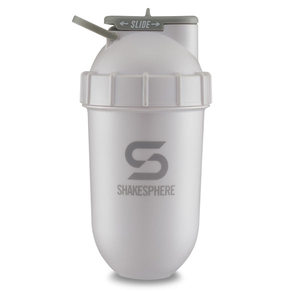 ShakeSphere Tumbler Original Pearl White/Grey Logo