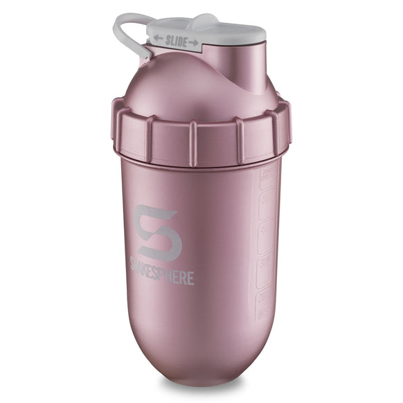 ShakeSphere Tumbler Original Rose Gold/White Logo