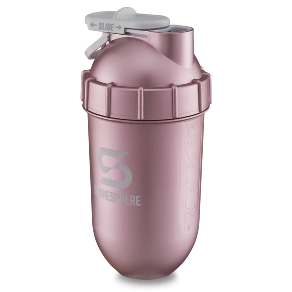 ShakeSphere Tumbler Original Rose Gold/White Logo