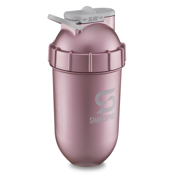 ShakeSphere Tumbler Original Rose Gold/White Logo