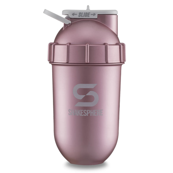 ShakeSphere Tumbler Original Rose Gold/White Logo