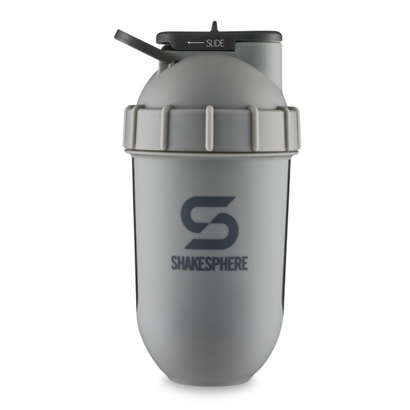 ShakeSphere Tumbler View Matte Grey/Grey Logo/Black Window