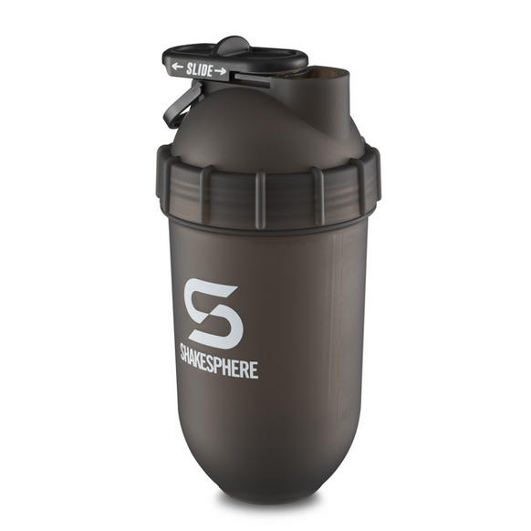 ShakeSphere Tumbler Original Frosted Black/White Logo