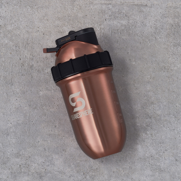 ShakeSphere Tumbler Double Wall Steel Copper