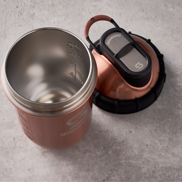 ShakeSphere Tumbler Double Wall Steel Copper