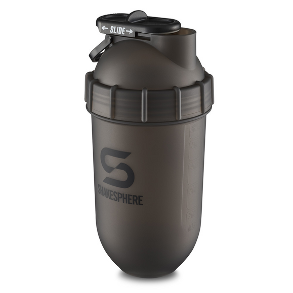 ShakeSphere Tumbler Original Frosted Black/Black Logo